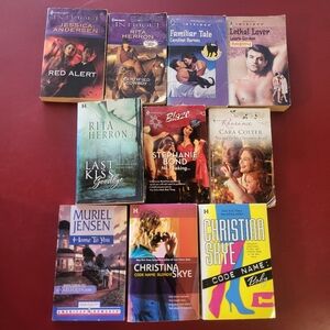 10 Harlequin Romance Intrigue Christina Pike Blaze Book Bundle Books Paperback